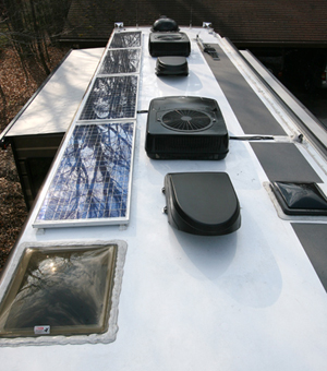 2007 Allegro Bus 42QRP Solar Panel Array